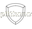 Ce.Si Matt Banana Conchiglia Interna Спецэлемент 2,5x2,5 см